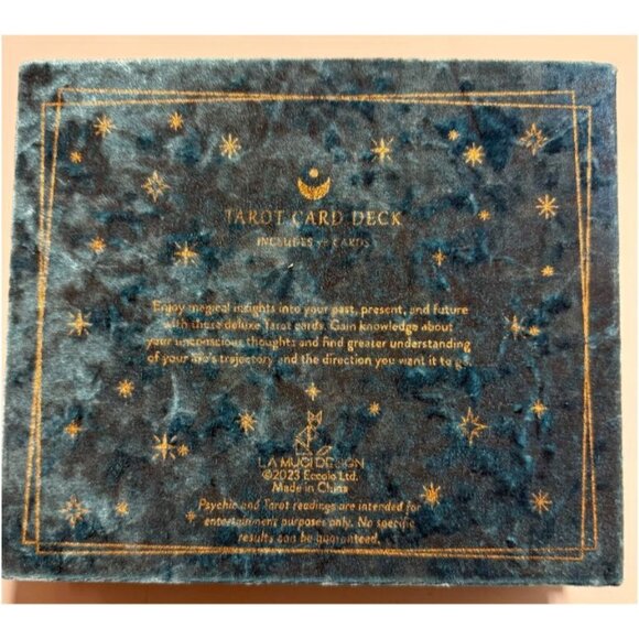 La Muci Design Deluxe Tarot Deck 78-Card Set Storage Box - Picture 3 of 4